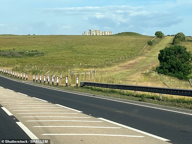 Stonehenge pictured from the A303 road, on which the tunnel was set to be built