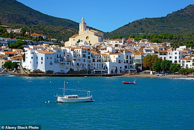 Heard has been seen walking along the seafront of Cadaques since her move to Spain