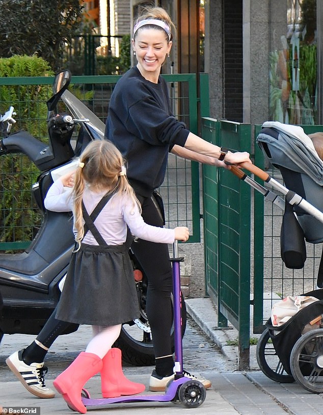 The tumultuous time the actress spent with Depp now appear far behind her – as now Heard's days are dominated by the needs of her children