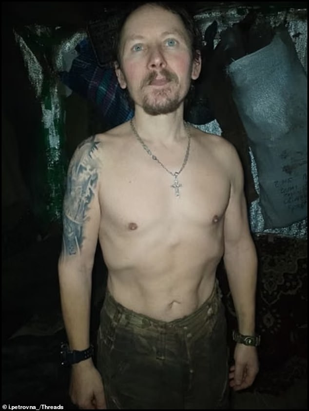 A fourth soldier was also said to have lost significant weight since arriving on the frontline position