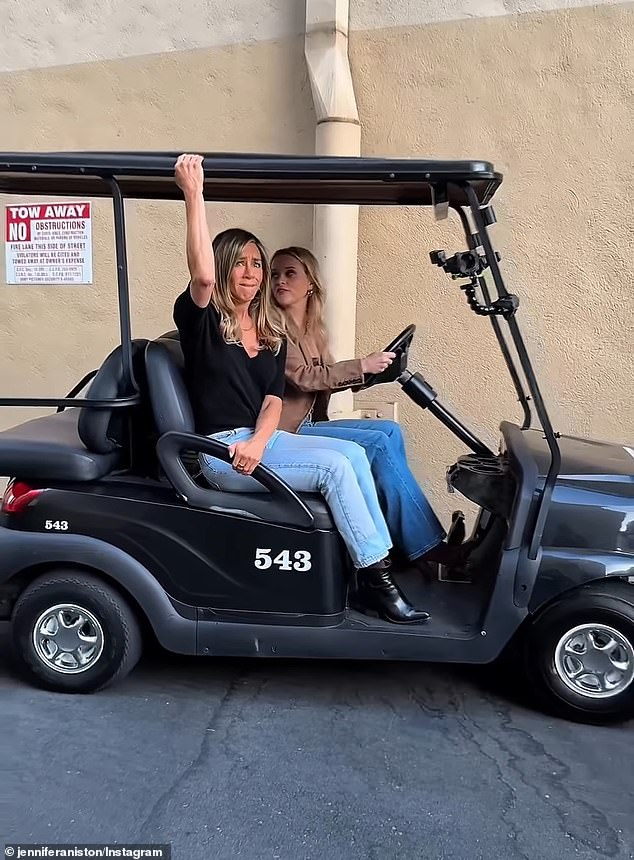 Aniston's co-star and producing partner Reese Witherspoon confirmed in mid-March that filming on season five of the hit Apple TV+ series had begun