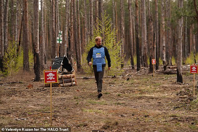 Prince Harry secretly made the surprise visit to Ukraine claiming he was there to 'remind the world' and 'people back home' in Britain about the war with Russia
