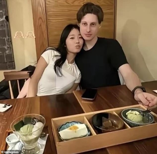 Pasternak allegedly hit Ha with a door several times, 'causing substantial bruising to both of her arms and both sides of her hips'