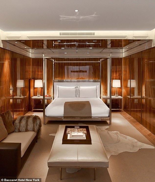 The alleged incident happened inside the luxury New York hotel where rooms cost $2,000-a-night