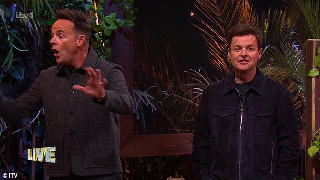 The explosive confrontation finished with Ant telling Jimmy: 'Right, let's leave it there. We'll agree to disagree', after plenty of back and forth