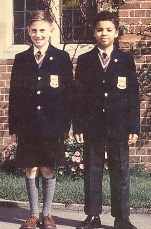 It's understood even members of her inner family had no idea that she was planning to out her own father (right, as a child) as her rapist