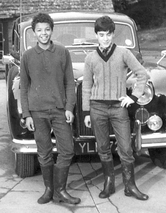 David Eugene Dadzie (left, as a child) was a mixed race boy, born in Islington, north London, in May 1949 to a Yorkshire-born British mother and a father who had come to Britain from Lagos in Nigeria