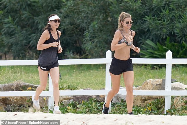 In December 2018, Vogue and Pippa enjoyed a trip to St Barts with their respective husbands and were captured beaming as they ran along the sand side-by-side