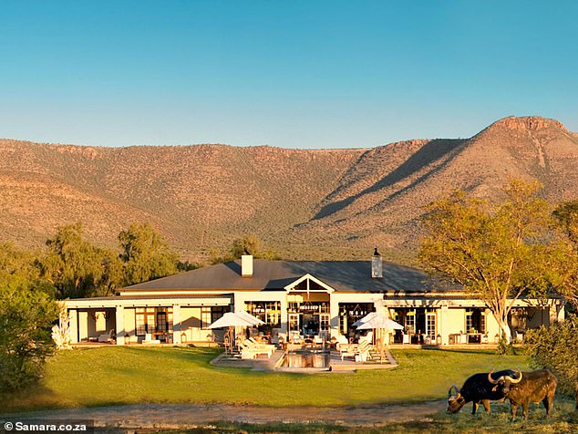 Pictured: Samara Karoo Reserve where anti-poaching champion Mr van Jaarsveld was killed while on patrol