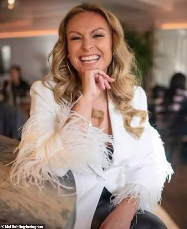 Gareth also showed off one beaming snap of Mel which he said the family had chosen to use at her funeral