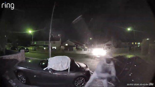 A BMW Z4, BMW 1 series and BMW 3 series cars were written off following the incident, while a fourth car, a Hyundai i10, was left dented and with a scrape on the window