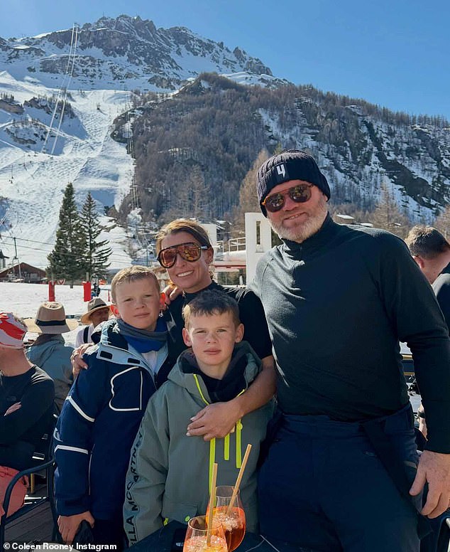 It's been a busy few weeks for Coleen, who recently returned from a family ski trip after she celebrated turning 40 with a swanky birthday bash