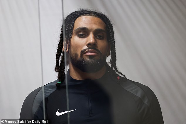 Pictured: suspected member of the gang Ruben Saraiva who was convicted of the murder of Ardian Nikulaj in Albania last month