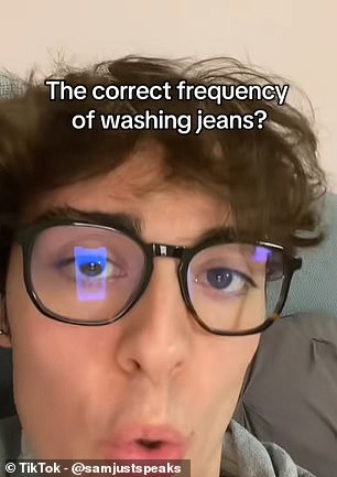 @samjustspeaks sparked a debate on the frequency of jean washing