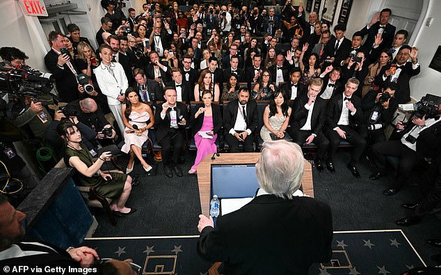 'In light of tonight¿s events I ask that all Americans recommit with their hearts to resolving our differences peacefully,' the president told reporters