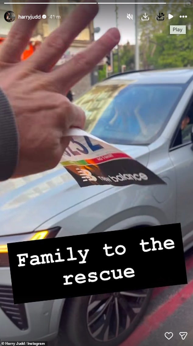 The McFly star, 40, is taking on the huge challenge in the capital alongside a host of other celebrity runners like Tilly Ramsay and Alexandra Burke