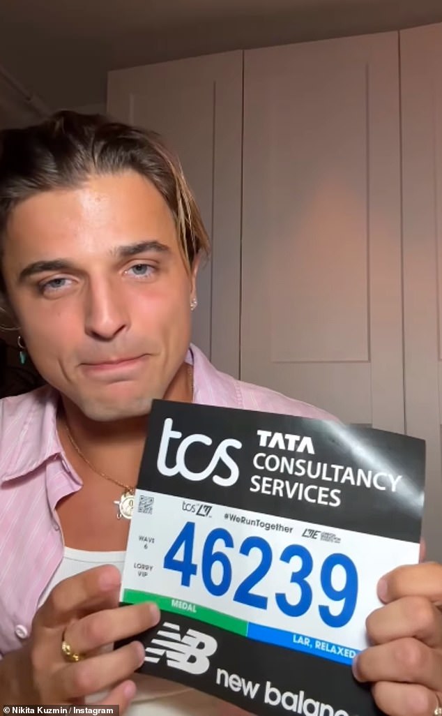 Strictly's Nikita Kuzmin is also running