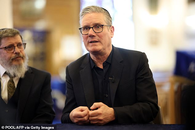 Keir Starmer has sent a message of 'solidarity' to the US President after the disturbing scenes