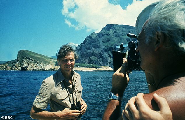 David joined the BBC aged 26 in 1952, 'when you could only see it in London and only for about three hours a day, on a tiny screen'