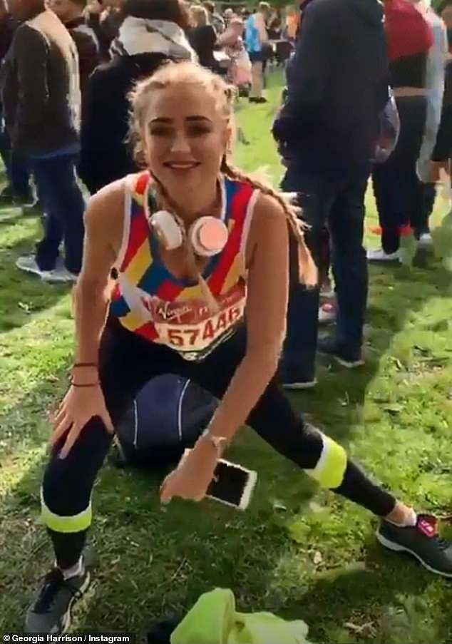 Georgia Harrison completed the London Marathon in exactly four hours back in 2019 but it wasn't without controversy