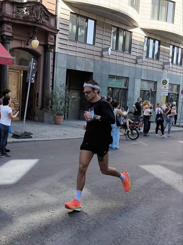 Harry, 32, is well-known for his passion for running and participated in two marathons last year under pseudonyms, sharing how it enables him to be alone with his thoughts and shed the trappings of fame (seen in Berlin Marathon last year)