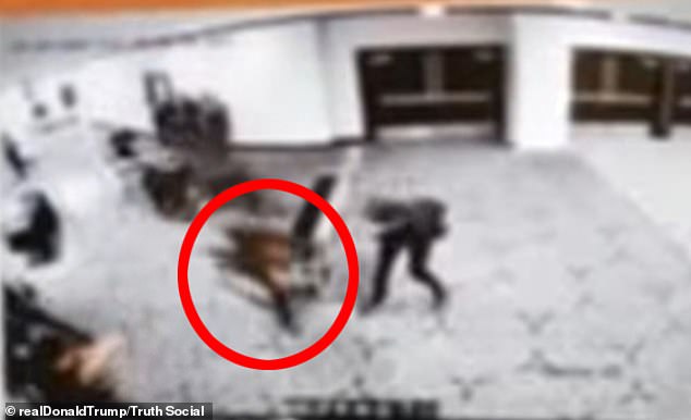 Harrowing surveillance footage captured the moment gun-wielding shooter Cole Tomas Allen stormed past security at the White House Correspondents' Dinner