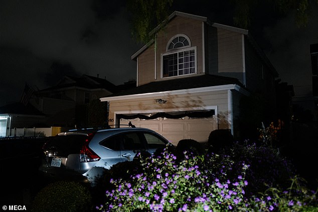 The California home of Allen that the FBI raided