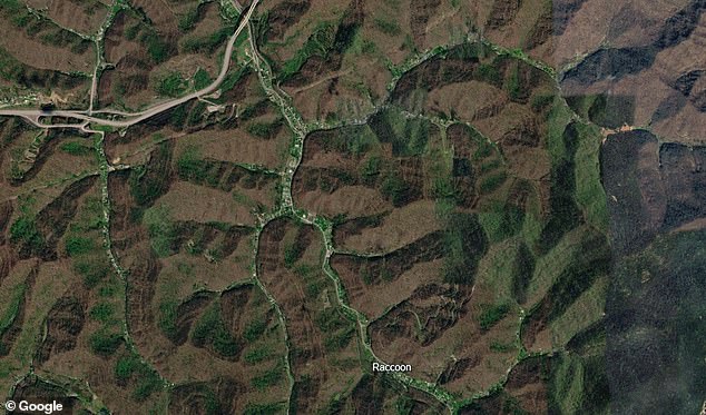 Aerial view of Pikeville, Kentucky