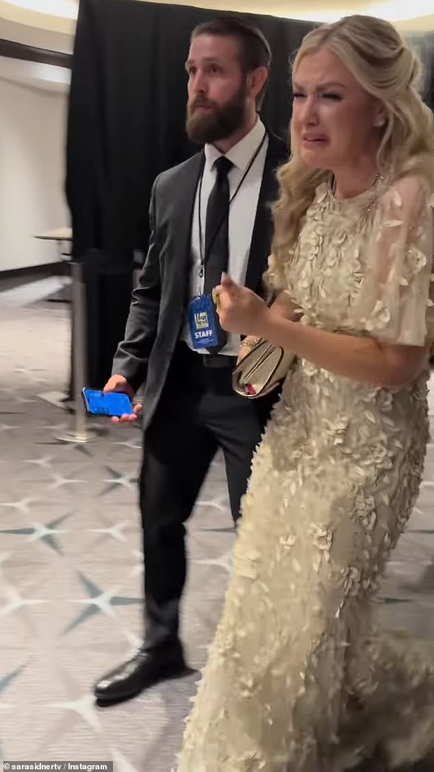 Erika Kirk sobbed 'I just want to go home' as she was evacuated from the White House Correspondent's Dinner shooting