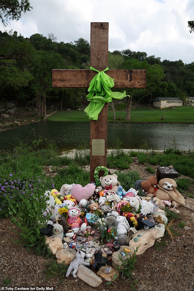 Today, a cross memorial and tributes stand on the camp grounds commemorating those lives lost in the deadly floods