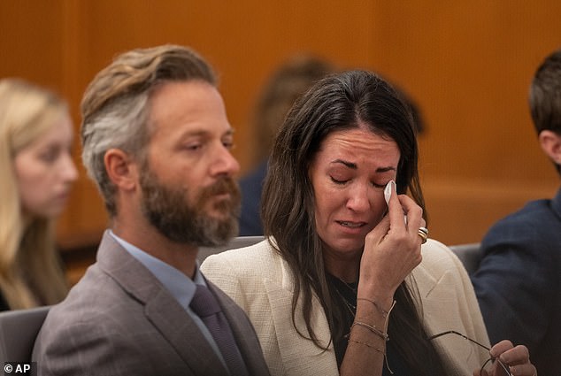 CiCi Steward, whose daughter Cile is still missing, reacted as camp officials sought to appeal a judge's order mandating the camp preserve the damaged cabins and other parts of the campus during a court hearing last week