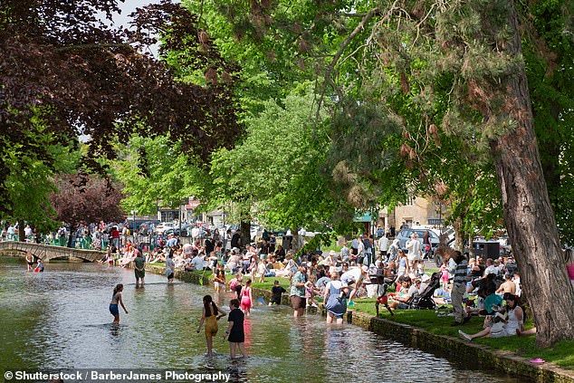 Bourton-on-the-Water was dubbed the 'Venice of the Cotswolds' for its beautiful low bridges