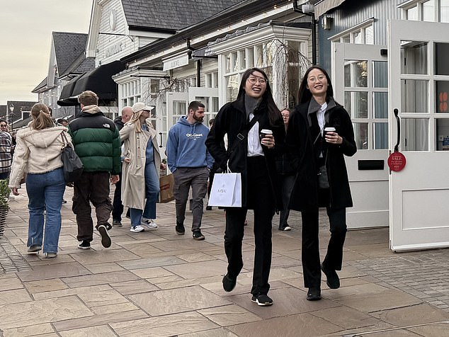 Bicester Village in Oxfordshire is another popular location for Asian tourists visiting the UK