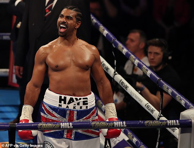 Yet it's far from the only controversial remark David made at the height of his boxing career (pictured in 2018)