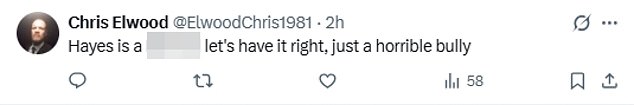 His remarks at the time caused criticism from women's groups and charities, and now X/ Twitter users have also expressed their shock