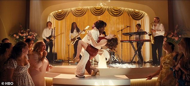 Meanwhile, Nate's mom Marsha (Paula Marshall) rapped the raunchy lyrics to Lil Jon & the East Side Boyz's 2003 hit Get Low with a James Brown impersonator hired to perform at the wedding