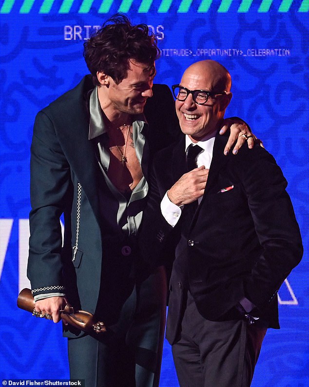 Stanley with Harry Styles at the BRIT Awards