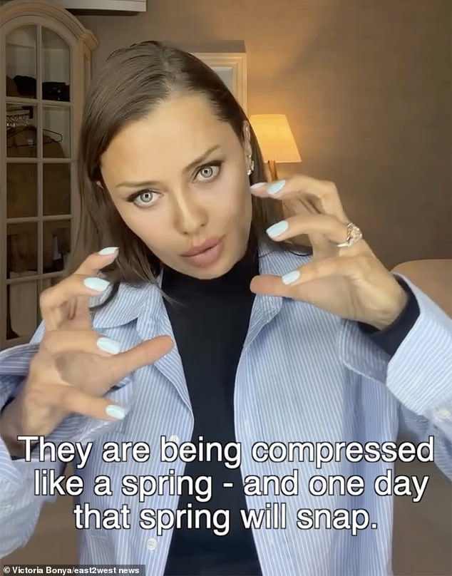 Victoria Bonya, a glamorous pro-Kremlin influencer with 13 million followers, recently issued a direct warning to Vladimir Putin over Russia's economic crisis