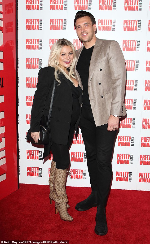 The romance came after she split from her fiancé, insurance broker Jamie Horn, who she shares her six-year-old son Billy with, in 2021; pictured 2020