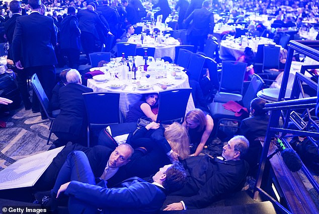 Terror rippled through the Washington Correspondents' Dinner on Saturday night after a gunman opened fire