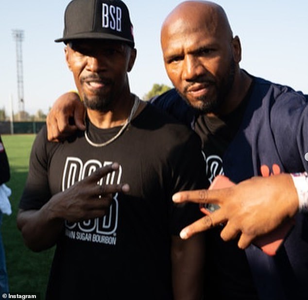 Monroe Jr. (pictured with Jamie Foxx) has also starred in Tales from the Hood, Set It Off, Out All Night and NYPD Blue