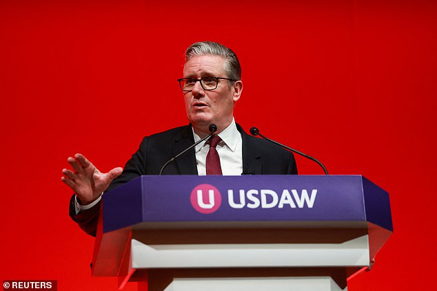 Keir Starmer has vowed to end the 'free-for-all' of shoplifting with a crackdown on retail crime with a speech at Usdaw's annual meeting today