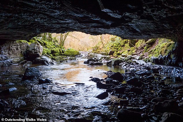 Visitors can marvel at the 'White Horse Pool'; in the in the 'Waterfall Country' of the Breacon Beacon