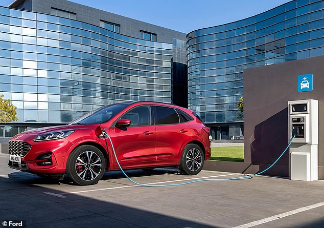 The study says that Ford's Kuga PHEV works out £4,035 pricier than the Ford Explorer EV