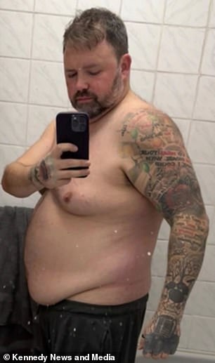 He was 20st 7lbs at his heaviest weight
