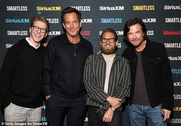 Hill told hosts Sean Hayes, Will Arnett and Jason Bateman that he left his hometown three years ago to live in 'a very small town' with 'incredible' neighbors