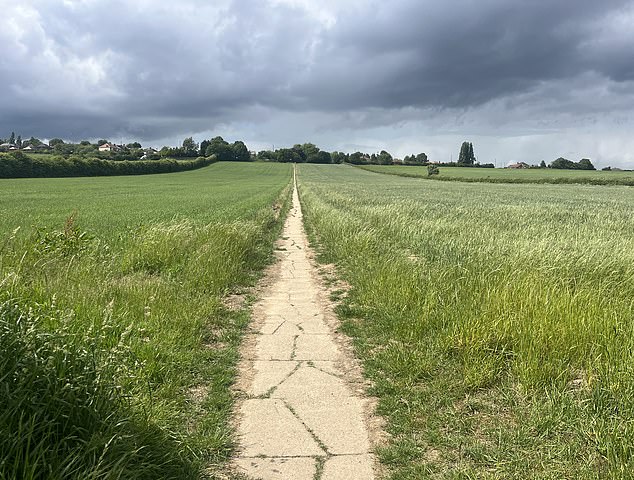 Andrew, who is 'Sheffield born and bred', discovered his home was under threat after it was included in plans for the new homes, cemeteries and schools published in the local paper Pictured: Town End Farm