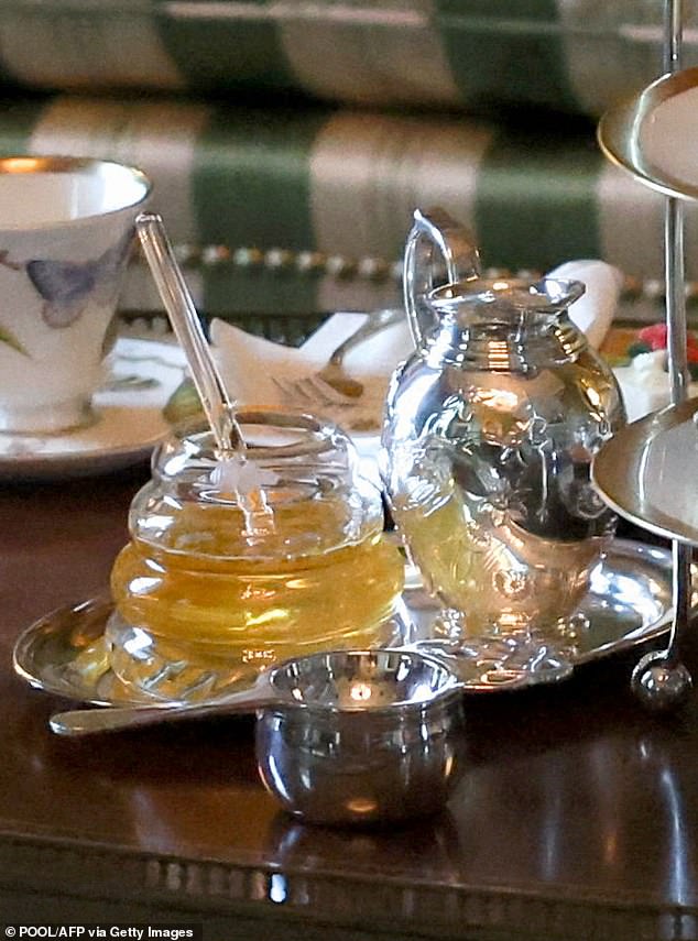 2. A silver teapot used to serve brews from Fortnum & Mason