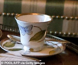3. The tea was served in bone china cups