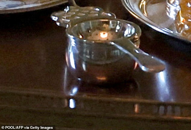 7. Silver strainers for the loose-leaf teas shipped from Fortnum & Mason